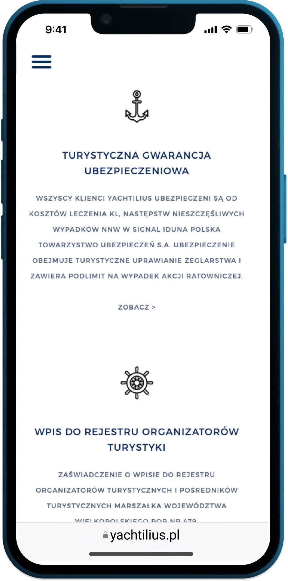 Mobile legal documents and booking terms