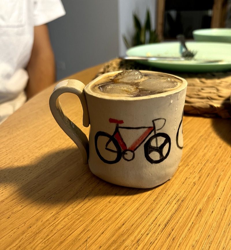 Ceramic bike cup
