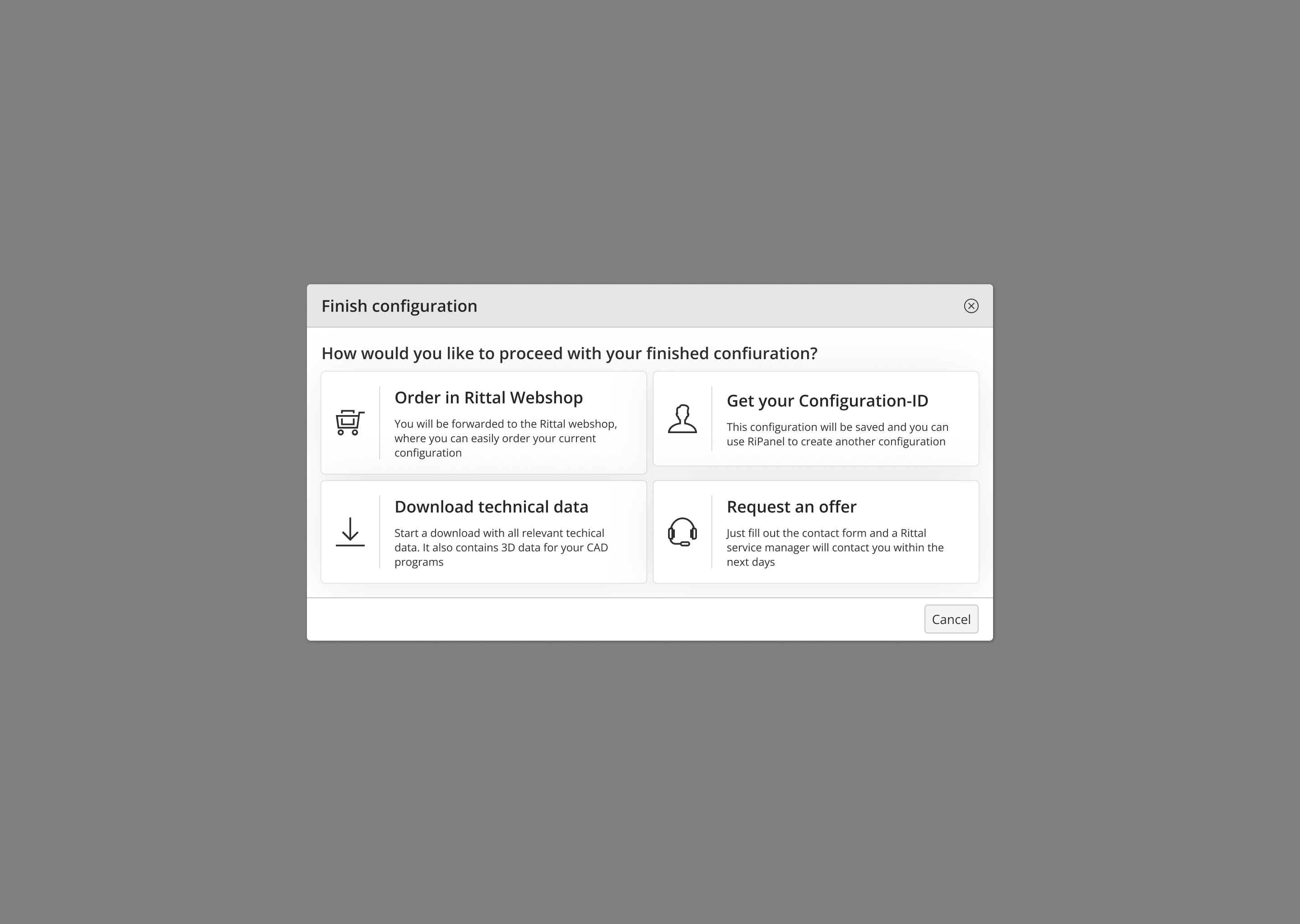 Tile in dialog context