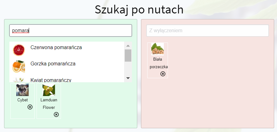 Fragrantica advanced visual tag search